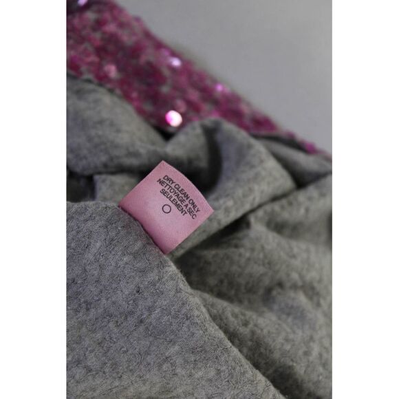 Calypso Saint Barth Womens Sequined Short Sleeve Round Neck Top Pink Size XS - Picture 6 of 6